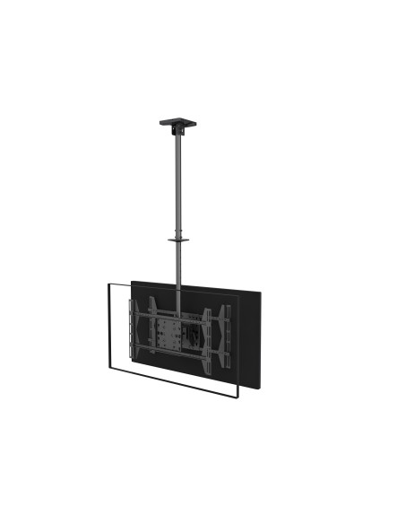 Equip Soporte de TV de doble pantalla para montaje en techo de 32"-75