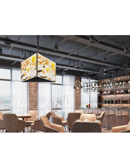 Equip Soporte de TV de doble pantalla para montaje en techo de 32"-75