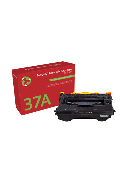 Tóner Everyday™ Mono remanufacturado de Xerox es compatible con HP 37A (CF237A), Capacidad estándar