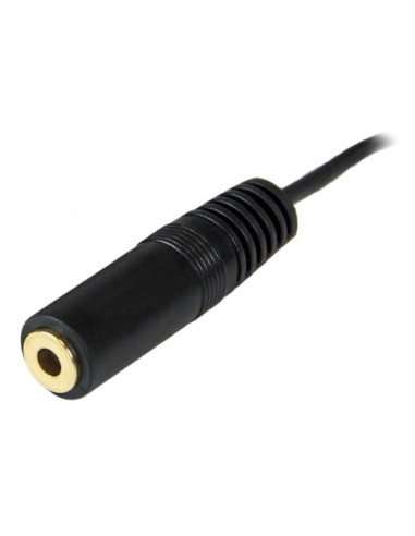 StarTech.com Cable de 3,6m Alargador Extensor de Audio Mini Jack 3,5mm Chapado en Oro para Auriculares - Macho a Hembra