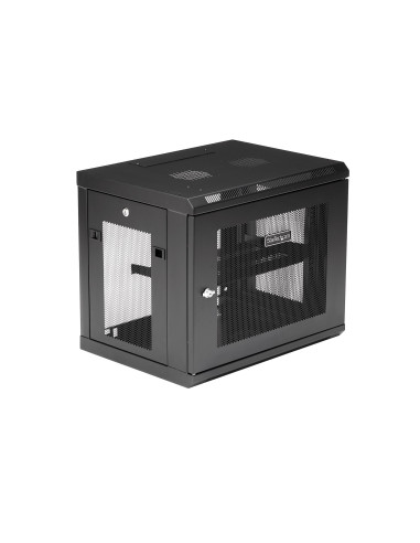 StarTech.com Armario Rack de Pared para Servidores 9U 19"2 Columnas y Estante 1U - Rack de Servidores de Montaje en Pared -