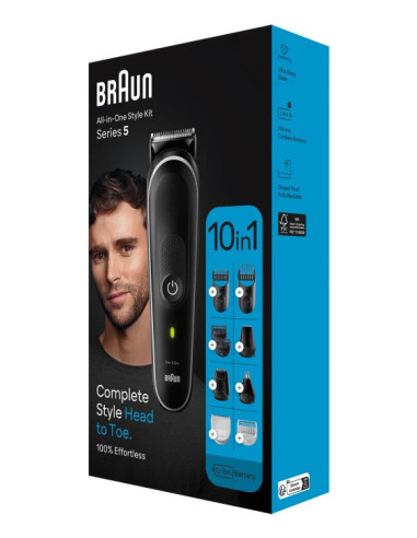 Braun MGK5440 cortadora de pelo y maquinilla Negro 18 Ión de litio