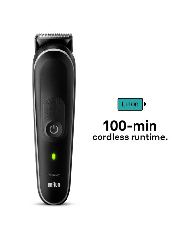 Braun MGK5440 cortadora de pelo y maquinilla Negro 18 Ión de litio