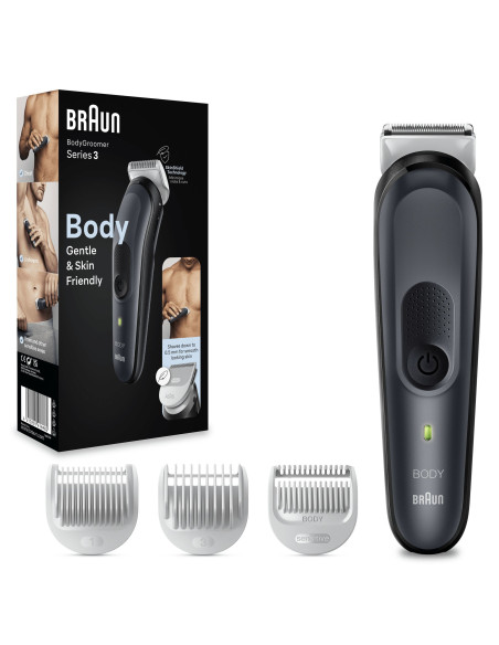 Braun BodyGroomer 3 BG3340 Negro, Gris