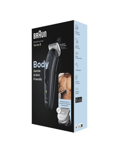 Braun BodyGroomer 3 BG3340 Negro, Gris