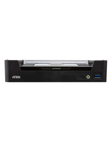 ATEN Switch KVMP™ híbrido USB-C DisplayPort de 3 puertos