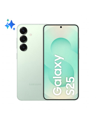 Samsung Galaxy S25 15,8 cm (6.2") SIM doble Android 15 5G USB Tipo C 12 GB 128 GB 4000 mAh Color menta