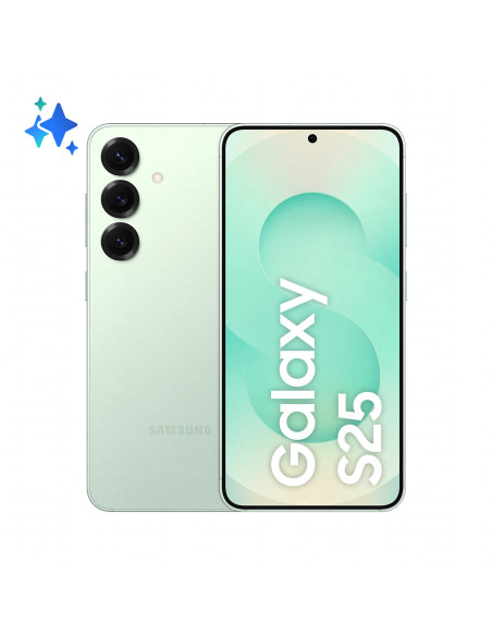 Samsung Galaxy S25 15,8 cm (6.2") SIM doble Android 15 5G USB Tipo C 12 GB 128 GB 4000 mAh Color menta