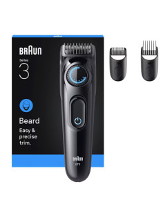 Braun BT3520 depiladora para la barba Batería 40 2 cm Negro, Azul