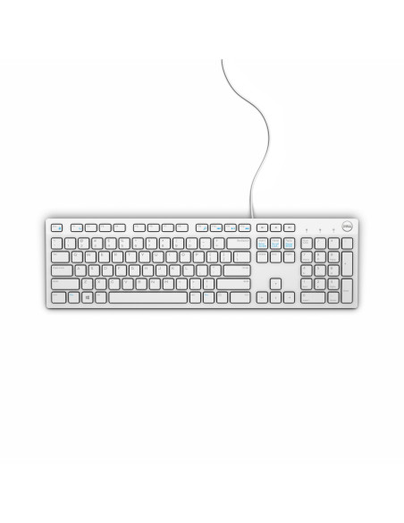 DELL Teclado con cable - KB216 - EEUU Internacional (QWERTY) - blanco
