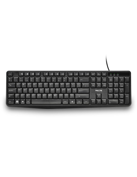NGS FUNKY V4 (QUERTY, ES) teclado Hogar   Oficina USB QWERTY Español Negro