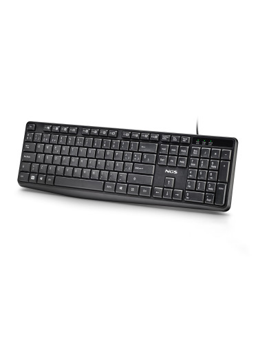 NGS FUNKY V4 (QUERTY, ES) teclado Hogar   Oficina USB QWERTY Español Negro