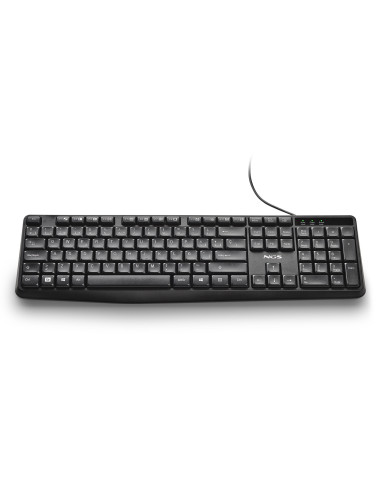 NGS FUNKY V4 (QUERTY, ES) teclado Hogar   Oficina USB QWERTY Español Negro