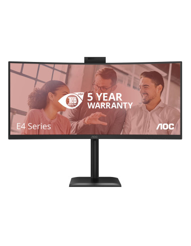 AOC E4 CU34E4CW pantalla para PC 86,4 cm (34") 3440 x 1440 Pixeles UltraWide Quad HD LED Negro