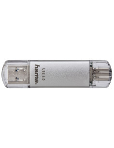 Hama C-Laeta unidad flash USB 64 GB USB Type-A   USB Type-C 3.2 Gen 1 (3.1 Gen 1) Plata 2