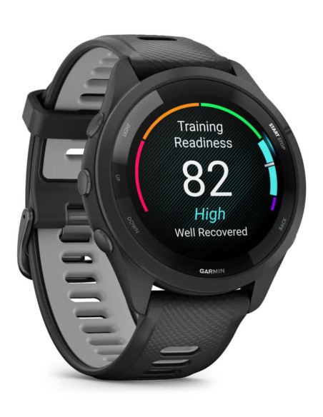 Garmin Forerunner 265 3,3 cm (1.3") AMOLED 46 mm Digital 416 x 416 Pixeles Pantalla táctil Negro Wifi GPS (satélite)