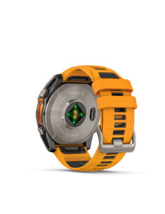 Garmin Fenix 8 3,56 cm (1.4") AMOLED 51 mm Digital 454 x 454 Pixeles Pantalla táctil Titanio Wifi GPS (satélite) 2