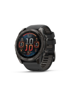 Garmin Fenix 8 3,56 cm (1.4") AMOLED 51 mm Digital 454 x 454 Pixeles Pantalla táctil Titanio Wifi GPS (satélite)