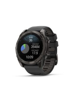 Garmin Fenix 8 3,56 cm (1.4") AMOLED 51 mm Digital 454 x 454 Pixeles Pantalla táctil Titanio Wifi GPS (satélite) 2