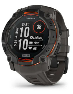 Garmin Instinct 3 Solar 3,3 cm (1.3") MIP 50 mm Digital 176 x 176 Pixeles Pantalla táctil Negro GPS (satélite)