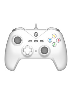 MSI FORCE GC200 WHITE mando y volante Blanco USB Gamepad Analógico Digital Android, PC