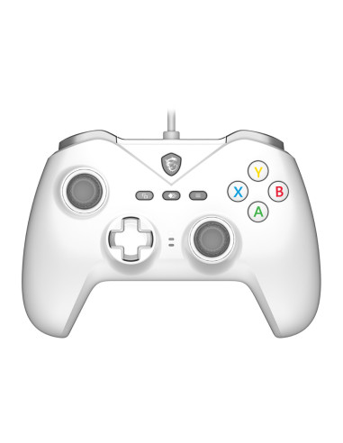 MSI FORCE GC200 WHITE mando y volante Blanco USB Gamepad Analógico Digital Android, PC