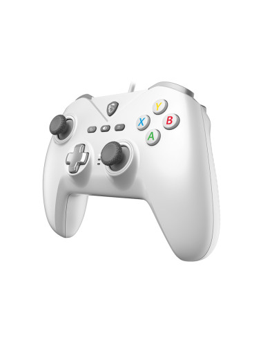 MSI FORCE GC200 WHITE mando y volante Blanco USB Gamepad Analógico Digital Android, PC