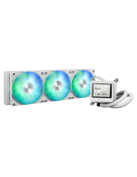 ASUS MAX Gaming LC 360 ARGB LCD White Edition Procesador Sistema de refrigeración líquida todo en uno 12 cm Blanco