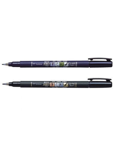 Tombow WS-BHS-2P pluma fuente Negro 2 pieza(s)