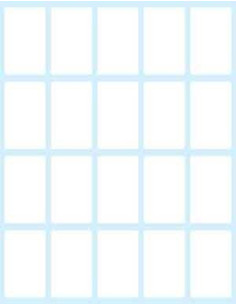 Tico E-3622 etiqueta autoadhesiva Rectángulo Permanente Blanco 200 pieza(s)