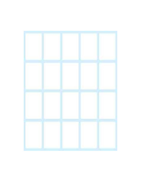 Tico E-3622 etiqueta autoadhesiva Rectángulo Permanente Blanco 200 pieza(s)