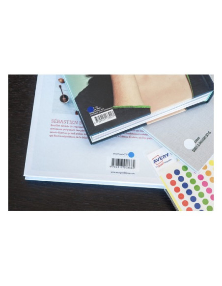 Avery PSA15J etiqueta autoadhesiva Alrededor Permanente Amarillo 168 pieza(s)