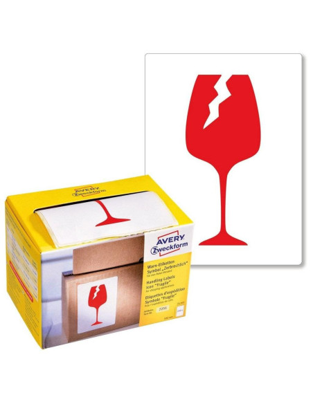 Avery 7251 etiqueta autoadhesiva Rectángulo Permanente Azul