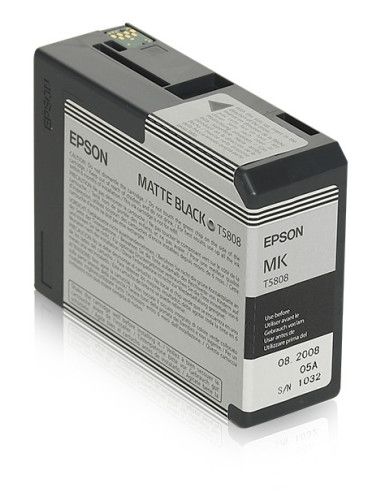 Epson Cartucho T580800 negro mate