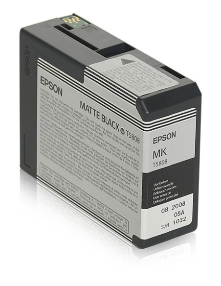 Epson Cartucho T580800 negro mate