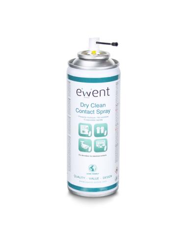 Ewent EW5614 kit de limpieza para computadora Pantallas / Plásticos, Universal Espray para limpieza de equipos 200 ml
