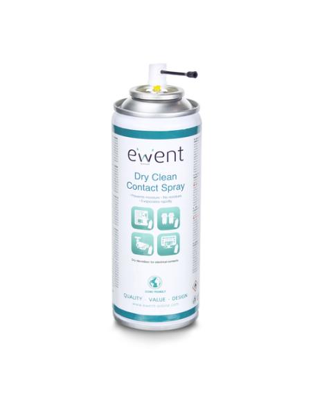 Ewent EW5614 kit de limpieza para computadora Pantallas / Plásticos, Universal Espray para limpieza de equipos 200 ml