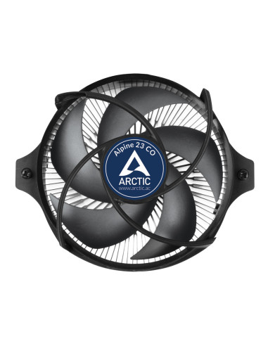 ARCTIC Alpine 23 CO Procesador Refrigerador de aire 9 cm Aluminio, Negro 1 pieza(s)