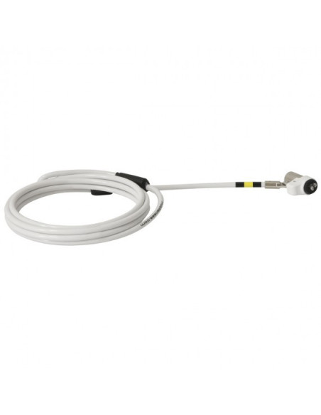 Mobilis 001272 cable antirrobo Negro, Blanco, Amarillo 2 m