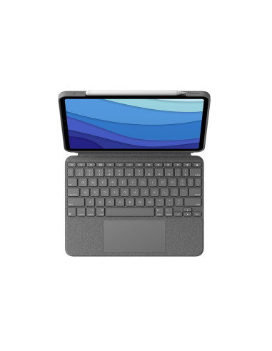 Logitech 920-010142 teclado para móvil QWERTZ Alemán Smart Connector Gris