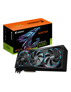 GIGABYTE AORUS GeForce RTX 5090 MASTER 32G Tarjeta Gráfica - 32GB GDDR7, 512 bits, PCI-E 5.0, 2655MHz Frecuencia Base, 3 x DP