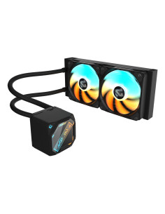 GIGABYTE GAMING 240 Refrigeración Líquida para CPU - 2x120mm Ventiladores ARGB, mecanismo de enclavamiento deslizante, 2