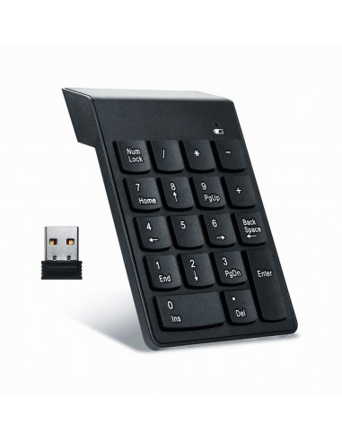 Gembird KPD-W-02 teclado numérico Portátil PC Bluetooth Negro