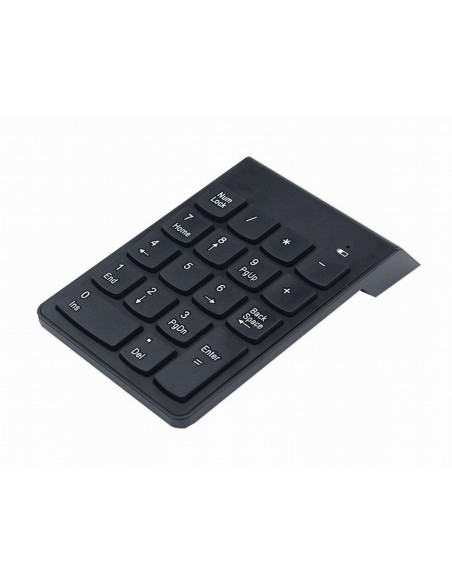 Gembird KPD-W-02 teclado numérico Portátil PC Bluetooth Negro