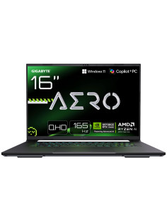 GIGABYTE AERO X16 1VH Gaming – Copilot+ PC, 16“, QHD 165Hz, Ryzen AI 7 HX 350, NVIDIA RTX 5060, 32GB DDR5 5200MHz, 1 x SSD Gen4