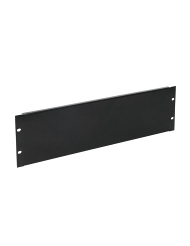 Phasak Panel frontal ciego 19 3U negro Tapa ciega
