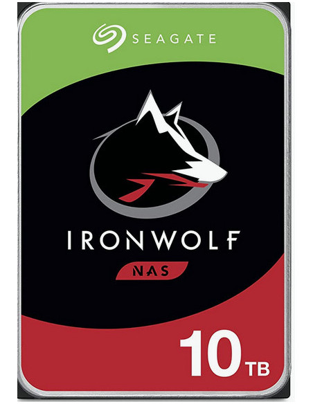 Seagate IronWolf ST10000VN000 disco duro interno 10 TB 7200 RPM 256 MB 3.5" Serial ATA III