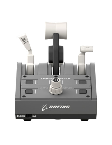 Thrustmaster TCA Quadrant Boeing Edition Gris USB Palanca de mando PC, Xbox, Xbox One X, Xbox Series S