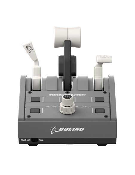 Thrustmaster TCA Quadrant Boeing Edition Gris USB Palanca de mando PC, Xbox, Xbox One X, Xbox Series S