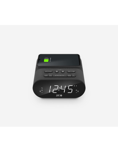 SPC Frodi QI Reloj despertador digital Negro